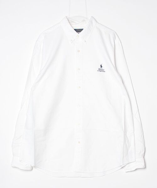 POLO RALPH LAUREN(ポロ ラルフ ローレン)の「クラシック フィット ロゴ オックスフォード シャツ(シャツ/ブラウス・メンズ・ホワイト・S/M/L/XXL)」の4枚目の写真