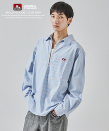 BEN DAVIS / ベンデイビス 別注 LS ST ハーフ ジップシャツ