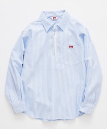 BEN DAVIS / ベンデイビス 別注 LS ST ハーフ ジップシャツ