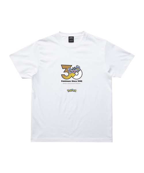 ZOZOSPOT(ゾゾスポット)の「Pokemon 30th Anniversary 1025 T-shirt 「イシツブテ(アローラのすがた)」(Tシャツ/カットソー・レディース・ホワイト・SMALL/110cm/120cm/130cm/140cm/150cm/160cm/MEDIUM/LARGE/X-LARGE/XX-LARGE/XXX-LARGE/100cm)」の1枚目の写真