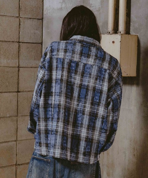 FR(13)NDS（フレンズ）の「FR(13)NDS/フレンズ/RHINES STONE DAMEGE SHIRTS（シャツ/ブラウス・メンズ・ブラック/ブルー・M/L）」の20枚目の写真