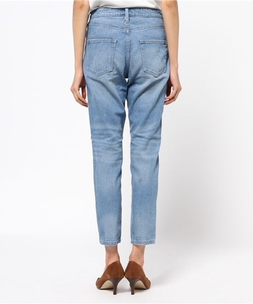 archives（アルシーヴ）の「ダメージテーパードパンツ（デニムパンツ・レディース・ロイヤルブルー/ブルー・SMALL/MEDIUM）」の5枚目の写真