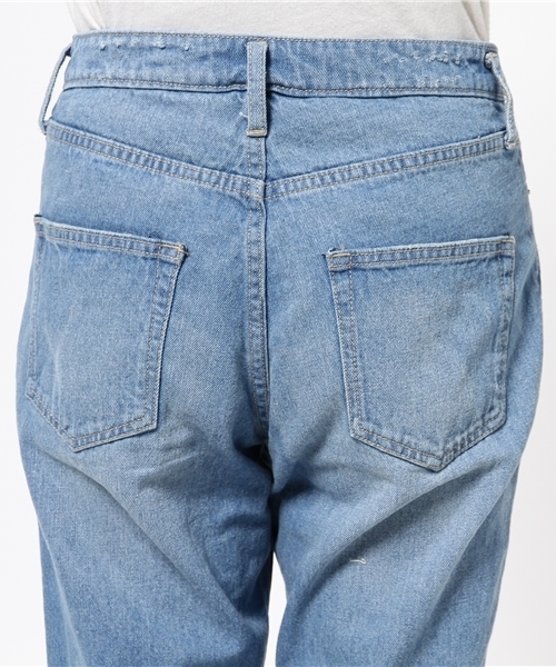 archives（アルシーヴ）の「ダメージテーパードパンツ（デニムパンツ・レディース・ロイヤルブルー/ブルー・SMALL/MEDIUM）」の8枚目の写真