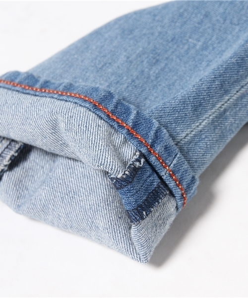 archives（アルシーヴ）の「ダメージテーパードパンツ（デニムパンツ・レディース・ロイヤルブルー/ブルー・SMALL/MEDIUM）」の12枚目の写真