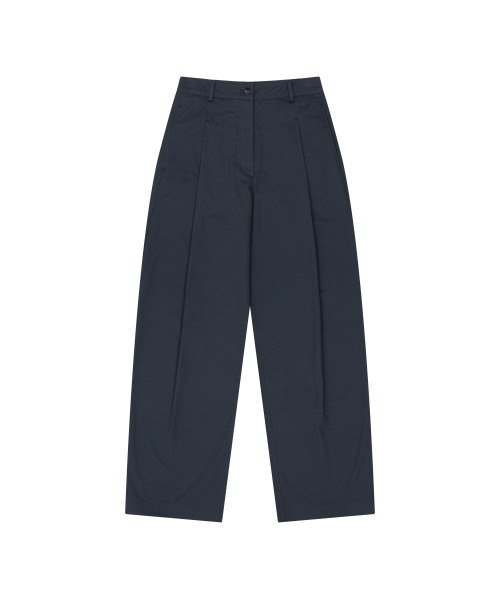 VANONE ATELIER(バノンアトリエ)の「P3327 カーブドワンタックパンツ_ネイビー(その他パンツ・レディース・ネイビー・SMALL/MEDIUM)」の2枚目の写真