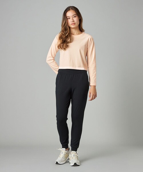 Chacott（チャコット）の「HandsomeCotton クロップドTシャツ（その他トップス・レディース・ホワイト/ピンク系その他・M/L）」の9枚目の写真