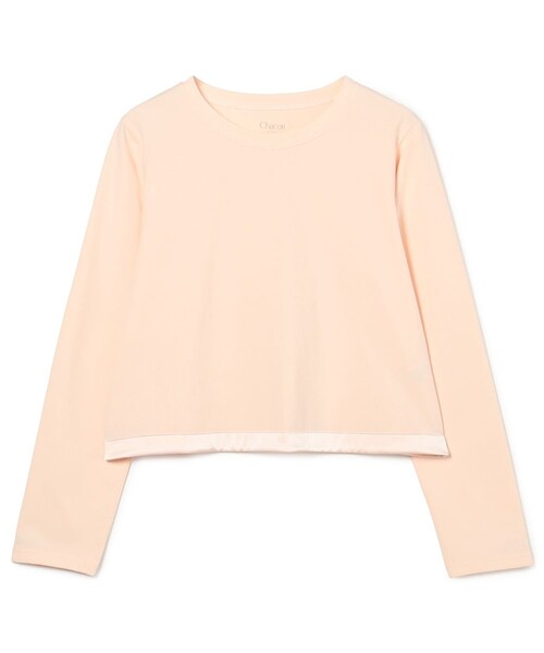 Chacott（チャコット）の「HandsomeCotton クロップドTシャツ（その他トップス・レディース・ホワイト/ピンク系その他・M/L）」の19枚目の写真