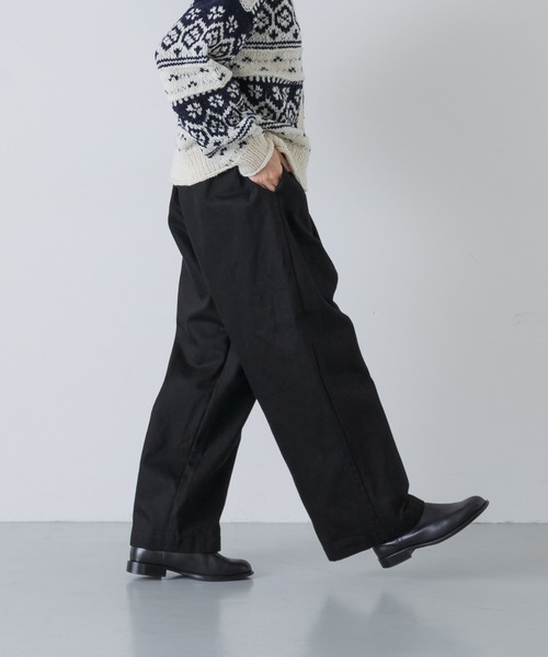 かぐれ(カグレ)の「ヘビーツイルワイドパンツ(その他パンツ・レディース・ブラック・FREE)」の2枚目の写真