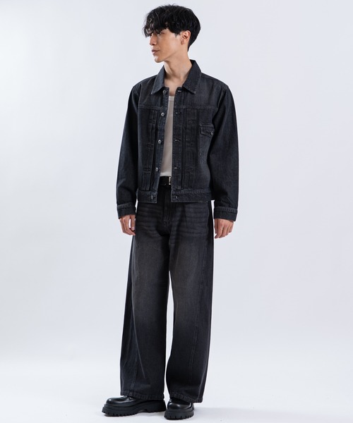 SHISKY（シスキー）の「デニムジージャン（デニムジャケット・メンズ・ブルー/ブラック系/ブラック/サックスブルー・LARGE/MEDIUM/SMALL/X-LARGE）」の20枚目の写真