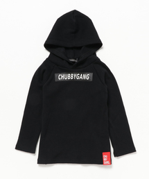 CHUBBYGANG | フードデザインテレコロングTシャツ(パーカー)