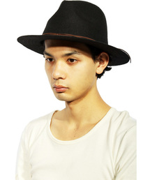 ８(eight) | ツバ広 ウール  フェルトハット 中折れ (ハット)