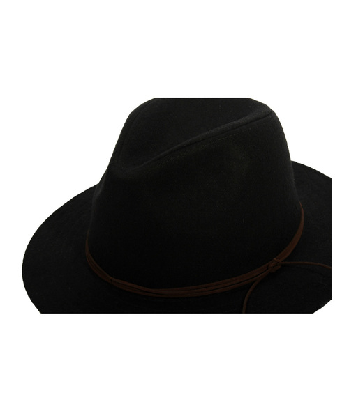 ８(eight)（エイト）の「ツバ広 ウール  フェルトハット 中折れ （ハット・メンズ・ブラウン/ブラック/ワイン/モカ・FREE）」の8枚目の写真