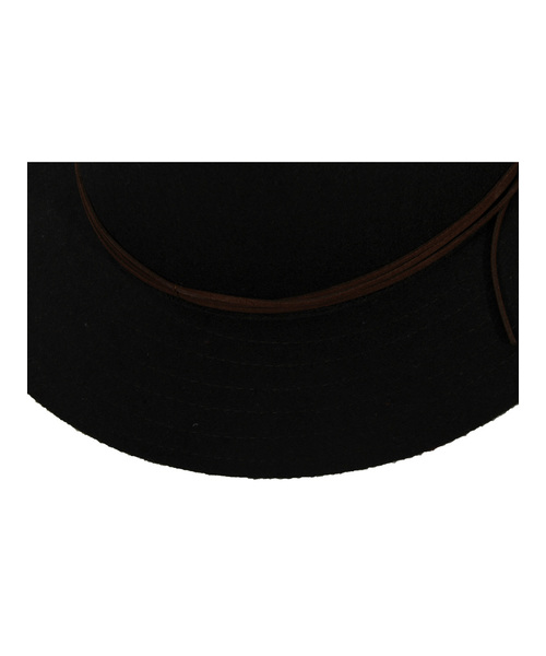 ８(eight)（エイト）の「ツバ広 ウール  フェルトハット 中折れ （ハット・メンズ・ブラウン/ブラック/ワイン/モカ・FREE）」の9枚目の写真