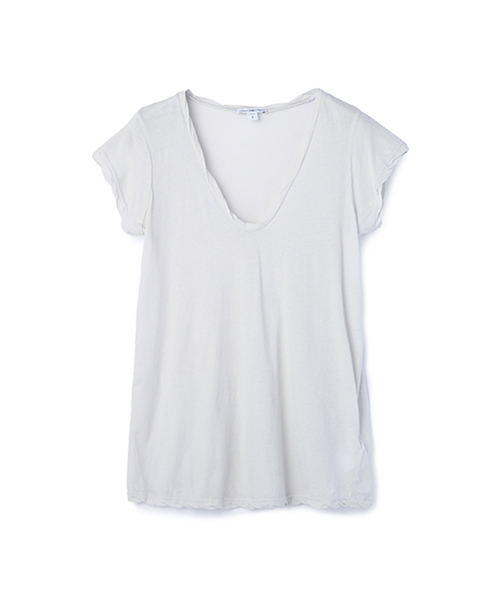 JAMES PERSE（ジェームスパース）の「JAMES PERSE カットソー（Tシャツ/カットソー・レディース・ホワイト/ライトグレー/グレー/ブラック/ライトピンク・0/1）」の3枚目の写真