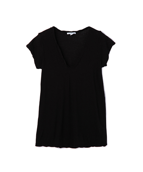 JAMES PERSE（ジェームスパース）の「JAMES PERSE カットソー（Tシャツ/カットソー・レディース・ホワイト/ライトグレー/グレー/ブラック/ライトピンク・0/1）」の2枚目の写真