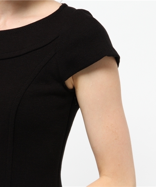 BLUE LABEL CRESTBRIDGE（ブルーレーベルクレストブリッジ）の「クレストブリッジチェックウールビエラ　カットソーコンビネーションワンピース（ワンピース・レディース・レッド/ネイビー/イエロー・38/36/34）」の10枚目の写真