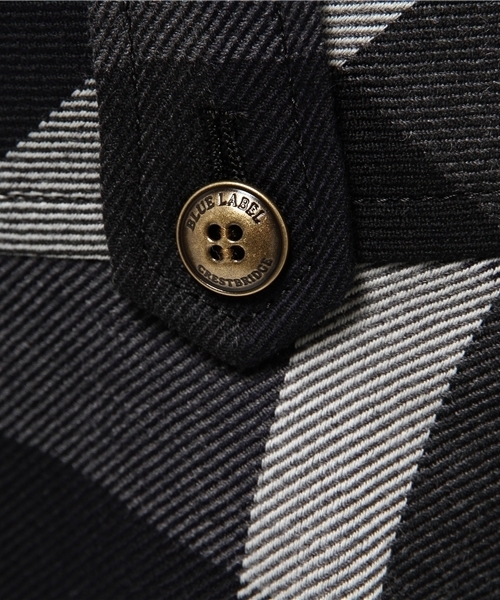 BLUE LABEL CRESTBRIDGE（ブルーレーベルクレストブリッジ）の「クレストブリッジチェックウールビエラ　カットソーコンビネーションワンピース（ワンピース・レディース・レッド/ネイビー/イエロー・38/36/34）」の6枚目の写真