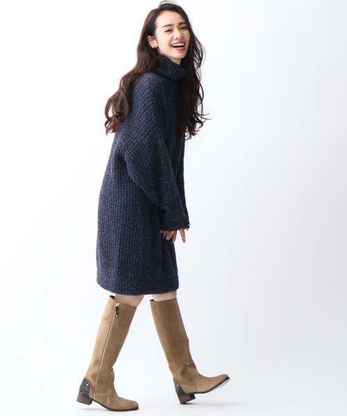 Au BANNISTER（オゥバニスター）の「AU/サイドジップロングブーツ（ブーツ・レディース・ベージュ/ブラック/ダークブラウン・36/37/39/38/35）」の15枚目の写真