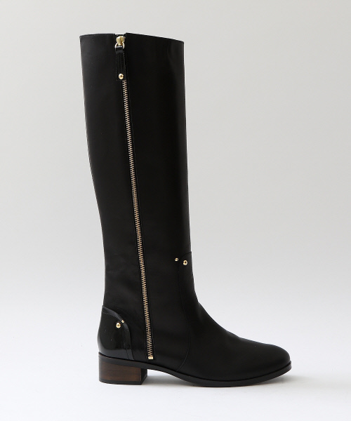 Au BANNISTER（オゥバニスター）の「AU/サイドジップロングブーツ（ブーツ・レディース・ベージュ/ブラック/ダークブラウン・36/37/39/38/35）」の11枚目の写真