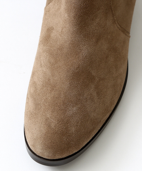 Au BANNISTER（オゥバニスター）の「AU/サイドジップロングブーツ（ブーツ・レディース・ベージュ/ブラック/ダークブラウン・36/37/39/38/35）」の6枚目の写真