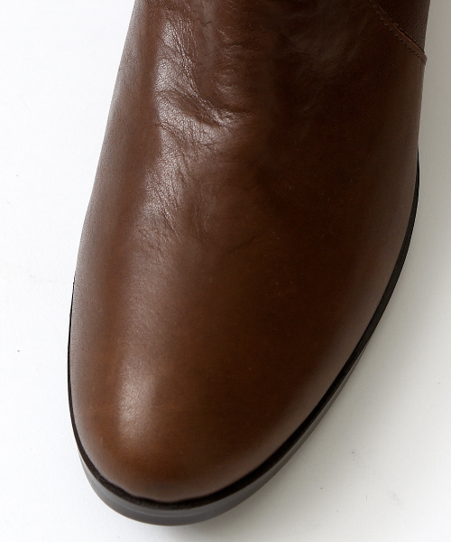 Au BANNISTER（オゥバニスター）の「AU/サイドジップロングブーツ（ブーツ・レディース・ベージュ/ブラック/ダークブラウン・36/37/39/38/35）」の7枚目の写真
