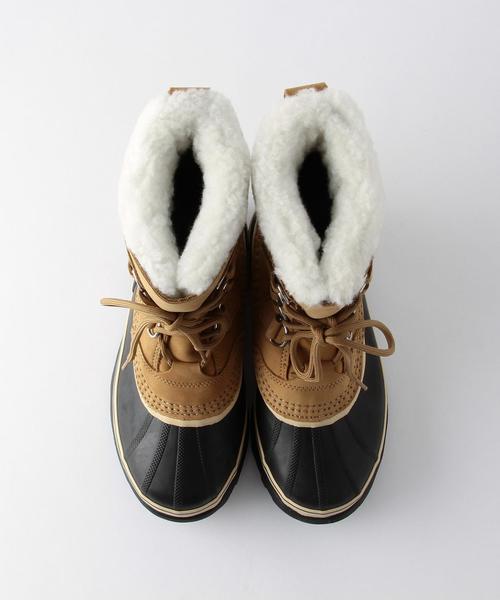 SOREL(ソレル)の「<SOREL>CARIBOU レザーレースアップブーツ◆(ブーツ・レディース・ブラック/ブラウン・7/8/6)」の4枚目の写真