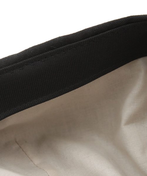 And A（アンドエー）の「マリンCAP（キャップ・レディース・ブラック/ベージュ・FREE）」の7枚目の写真