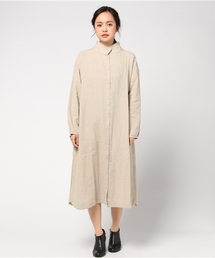 LBC | レーヨン麻3WAYワンピース(シャツワンピース)