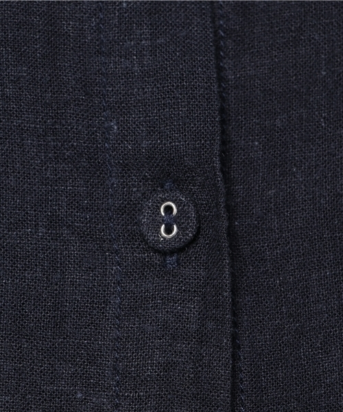 LBC（エルビーシー）の「レーヨン麻3WAYワンピース（シャツワンピース・レディース・ネイビー/ベージュ・LARGE/MEDIUM）」の10枚目の写真