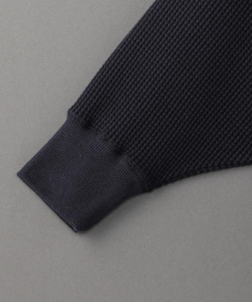 6（ロク）の「＜6(ROKU)＞THERMAL V NECK 6SLEEVE 2/ｻｰﾏﾙ（Tシャツ/カットソー・レディース・ホワイト/ブラック/ピンク/ネイビー・FREE）」の6枚目の写真