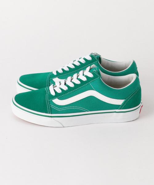 VANS（バンズ）の「VANS OLD SKOOL〈バンズ〉（スニーカー・レディース・イエロー/ケリー・6/4h/5）」の4枚目の写真