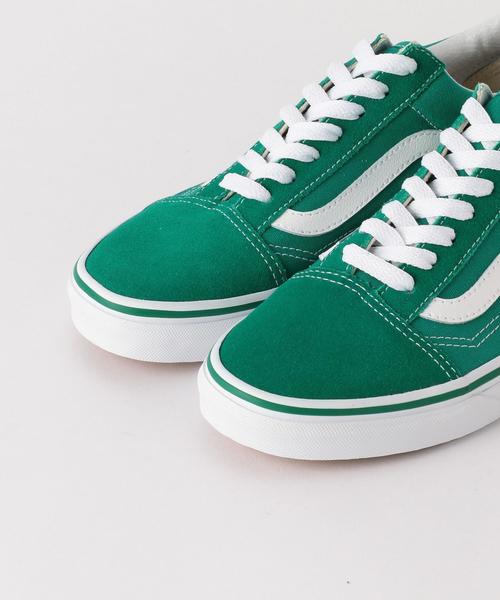 VANS（バンズ）の「VANS OLD SKOOL〈バンズ〉（スニーカー・レディース・イエロー/ケリー・6/4h/5）」の7枚目の写真