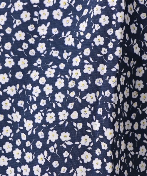 PUNYUS（プニュズ）の「ノースリ花柄オフショルブラウス（シャツ/ブラウス・レディース・ネイビー/グリーン/レッド・4/1/2/3）」の10枚目の写真