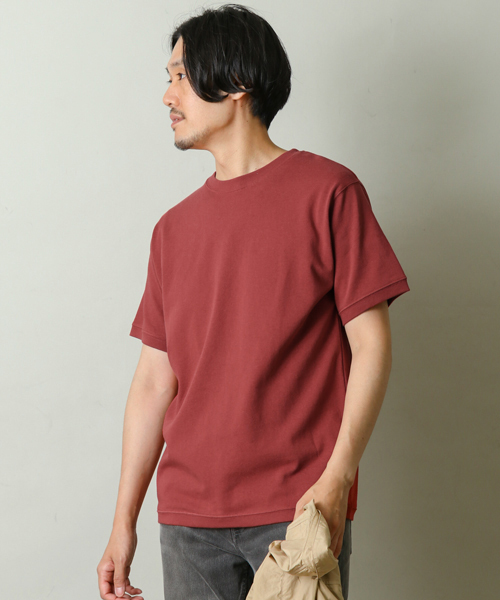 URBAN RESEARCH DOORS（アーバンリサーチドアーズ）の「テネシーコットン 半袖Tシャツ（Tシャツ/カットソー・メンズ・ブラック系その他/ベージュ/ホワイト/ボルドー・40/38）」の7枚目の写真