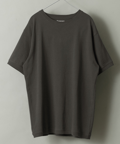 URBAN RESEARCH DOORS（アーバンリサーチドアーズ）の「テネシーコットン 半袖Tシャツ（Tシャツ/カットソー・メンズ・ブラック系その他/ベージュ/ホワイト/ボルドー・40/38）」の21枚目の写真