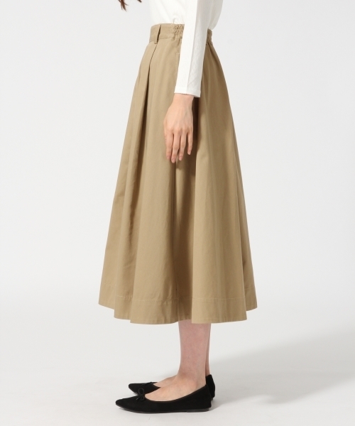 GLOBAL WORK（グローバルワーク）の「チノロングスカート/764520（スカート・レディース・カーキ/ベージュ/ネイビー・LARGE/MEDIUM）」の7枚目の写真