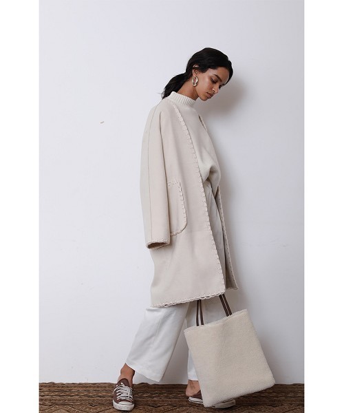 TODAYFUL(トゥデイフル)の「エコファーバッグ(トートバッグ・レディース・ブラック/ブラウン・FREE)」の3枚目の写真