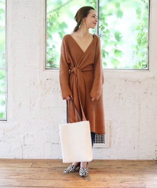 TODAYFUL(トゥデイフル)の「エコファーバッグ(トートバッグ・レディース・ブラック/ブラウン・FREE)」の7枚目の写真