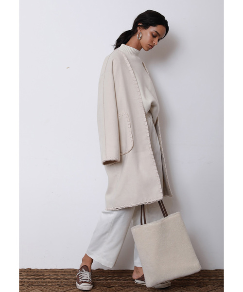 TODAYFUL(トゥデイフル)の「エコファーバッグ(トートバッグ・レディース・ブラック/ブラウン・FREE)」の12枚目の写真