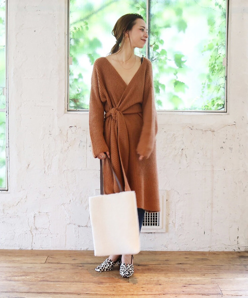 TODAYFUL(トゥデイフル)の「エコファーバッグ(トートバッグ・レディース・ブラック/ブラウン・FREE)」の16枚目の写真