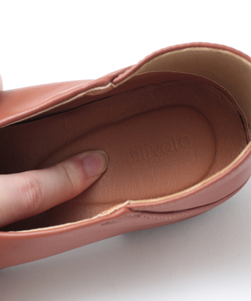 titivate（ティティベイト）の「ﾌﾛﾝﾄVｶｯﾄﾊﾞﾌﾞｰｼｭ（パンプス・レディース・ブラック/ブラウン/ライトベージュ・LL/S/M/L）」の7枚目の写真