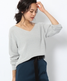 laboratory work | ラメアンゴラ混畔Vプルオーバー(ニット/セーター)