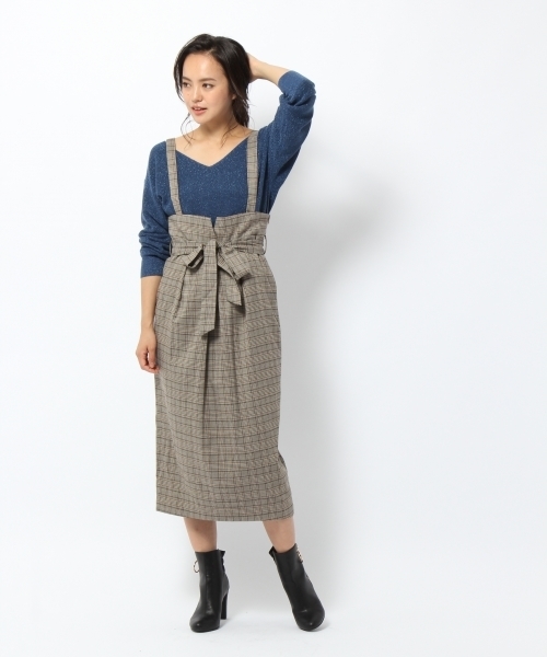 laboratory work(ラボラトリーワーク)の「ラメアンゴラ混畔Vプルオーバー(ニット/セーター・レディース・ライトグレー/ラベンダー/ブラウン系その他/ブルー系その他・MEDIUM)」の13枚目の写真