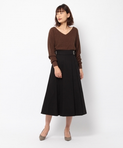 laboratory work(ラボラトリーワーク)の「ラメアンゴラ混畔Vプルオーバー(ニット/セーター・レディース・ライトグレー/ラベンダー/ブラウン系その他/ブルー系その他・MEDIUM)」の18枚目の写真