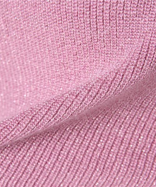 laboratory work(ラボラトリーワーク)の「ラメアンゴラ混畔Vプルオーバー(ニット/セーター・レディース・ライトグレー/ラベンダー/ブラウン系その他/ブルー系その他・MEDIUM)」の9枚目の写真