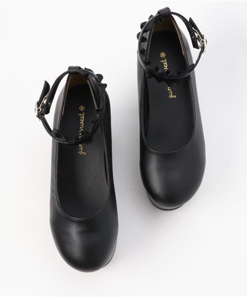 WEGO(ウィゴー)の「WEGO/くり抜きフリルパンプス(パンプス・レディース・ホワイト/ブラック/ピンク・MEDIUM/LARGE)」の9枚目の写真