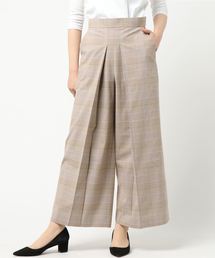 Abahouse Devinette | グレンチェックビッグタックパンツ(その他パンツ)