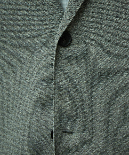 5351 POUR LES HOMMES（ゴーサンゴーイチプールオム）の「ニットライトジャケット（テーラードジャケット・メンズ・ブラック/グレー・44/46/48）」の8枚目の写真