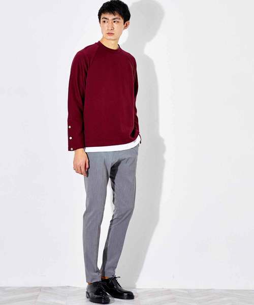 STUDIOUS（ステュディオス）の「【STUDIOUS】ハイパフォームスリムテーパードスラックス（スラックス・メンズ・ブラック/グレー/グリーン/ネイビー・1/2/3）」の16枚目の写真