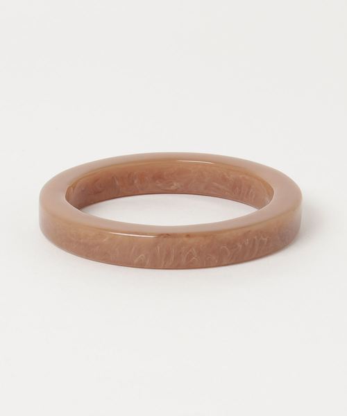 EGOIST（エゴイスト）の「マーブル柄バングル（バングル/リストバンド・レディース・ホワイト/ブラウン・FREE）」の4枚目の写真